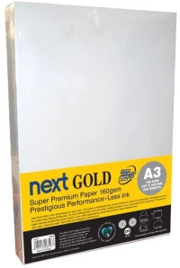 253677 Next Gold A3 160γρ. 250φ. Premium Copy Paper (σετ 6 Τεμαχιων)