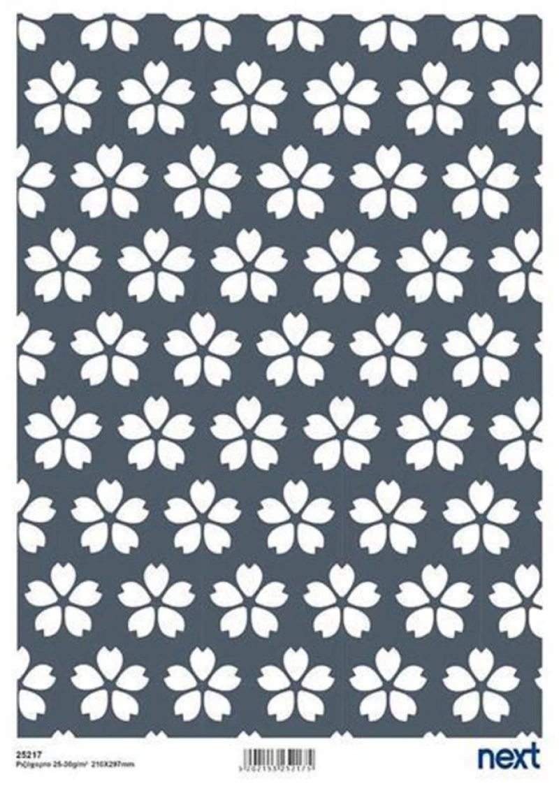 256170 Next Ριζόχαρτο `pattern 1` 21x29εκ. (σετ 3 Τεμαχιων)