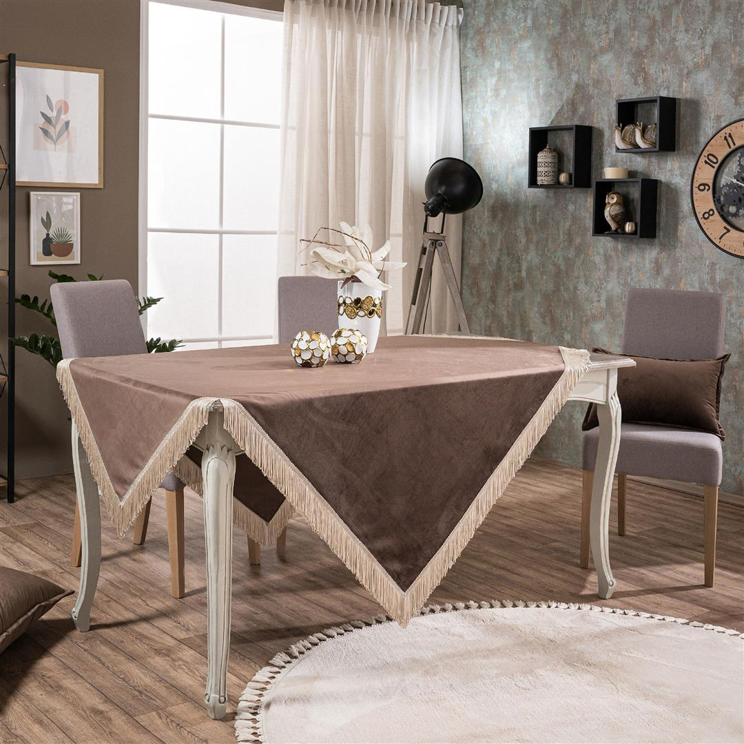 Τραπεζοκαρέ Βελούδο 140x140 Teoran Velvet 03 - 140 X 140