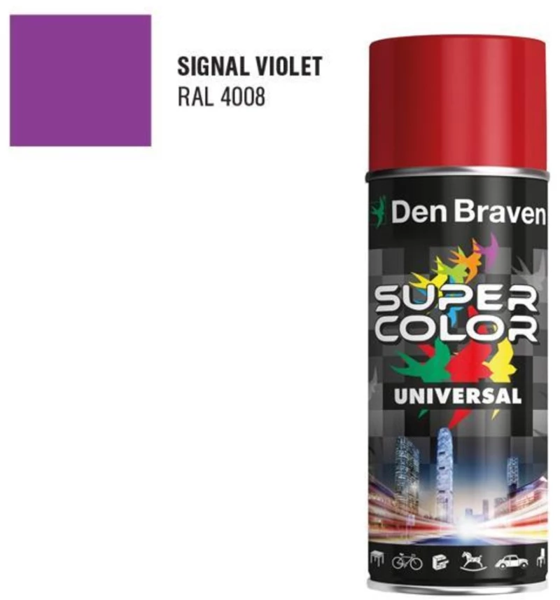 256874 Den Braven Sc Universal Ακρυλικό Σπρέι Μωβ 400ml