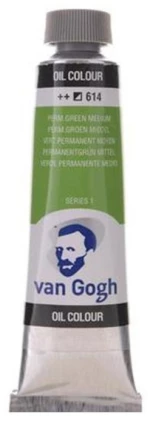 260288 Talens Van Gogh Χρώμα Λαδιού 614 Permanent Green Medium 20ml (σετ 3 Τεμαχιων)