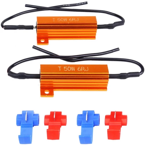 Amio Αντισταση /canceller/can-bus 50w/6ohm 12v Αμιο - 2 Τεμ. 02452/am