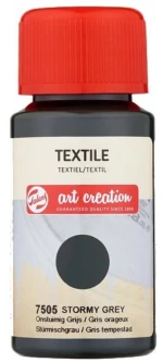 261121 Talens Χρώμα Textile 7505 Stormy Grey 50ml (σετ 4 Τεμαχιων)