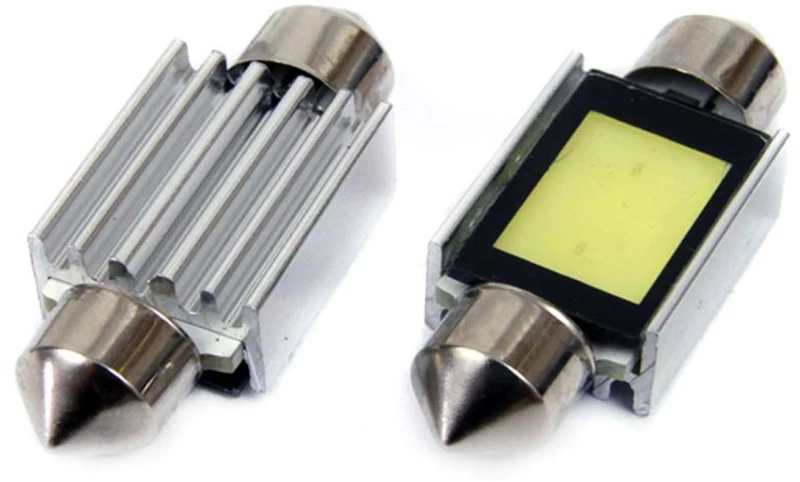 Amio Λαμπακια Πλαφονιερασ 36mm 12v 5.600k Cob Led Can-bus Amio - 2 Τεμ. 01639/am