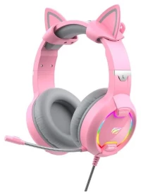 Havit Ακουστικα Gaming H2233d, Ροζ