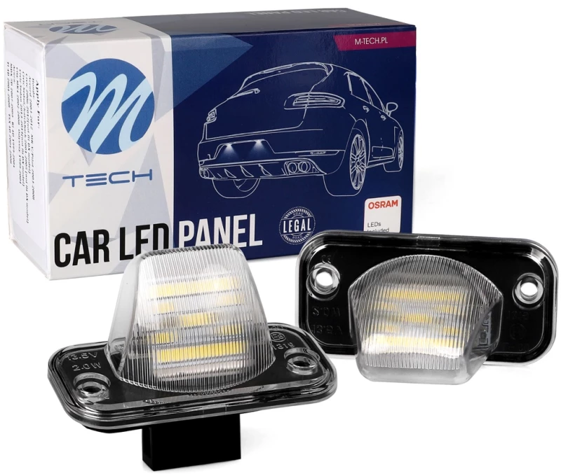 M-tech Vw Transporter T4 1990-2003 Φωτα Πινακιδασ 18led 2τεμ. Clp104/mt