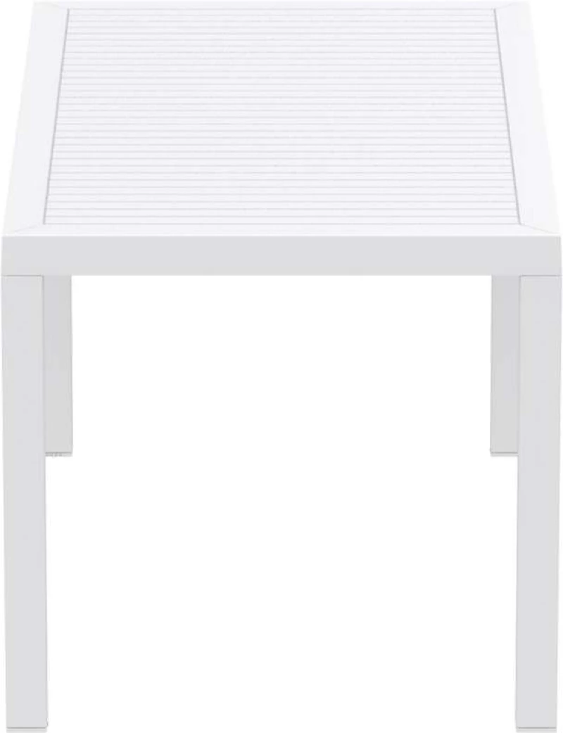 Ares Τραπεζι 140χ80χ75εκ. White Πολ/νιου