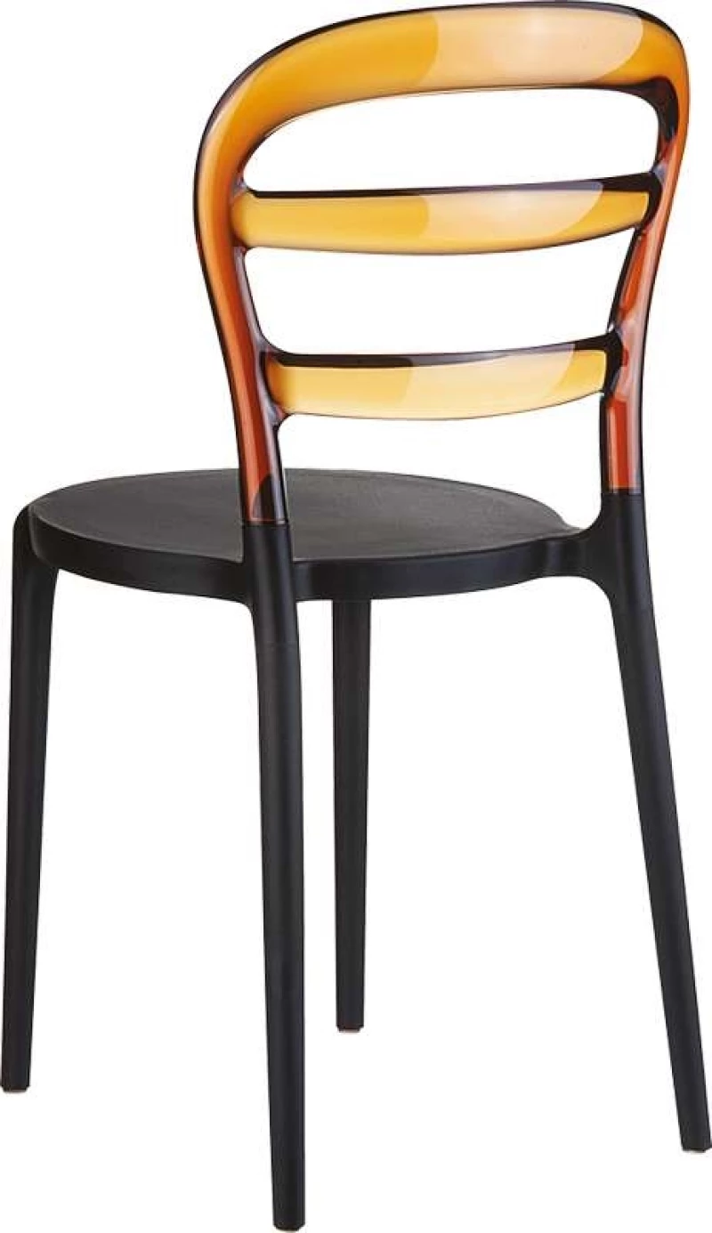 Bibi Black/amber Transp.καρεκλα