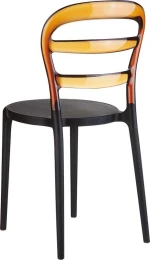 Bibi Black/amber Transp.καρεκλα