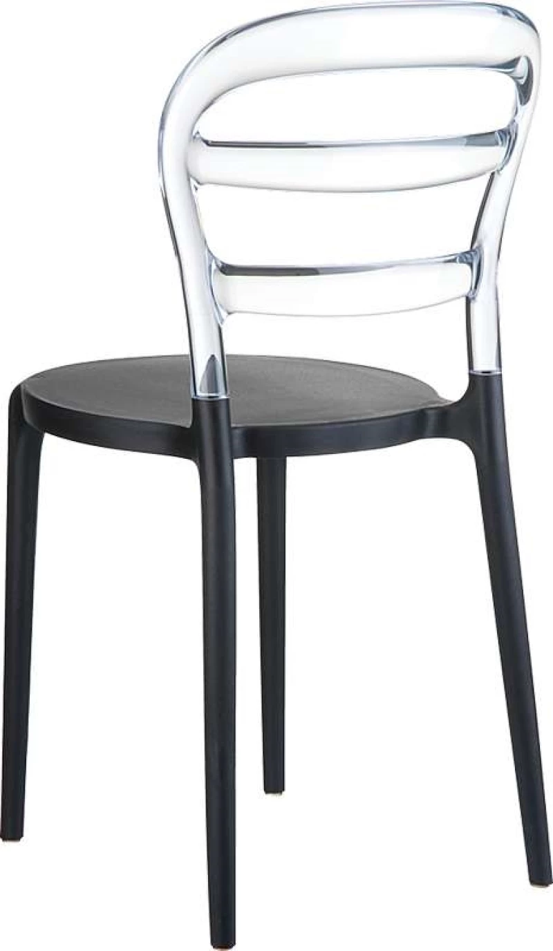 Bibi Black/clear Transp.καρεκλα