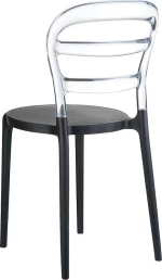 Bibi Black/clear Transp.καρεκλα