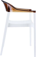 Carmen White/amber Πολυθρονα