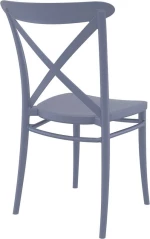 Cross Dark Grey Καρεκλα Πολ/νιου