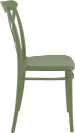 Cross Olive Green Καρεκλα Πολ/νιου
