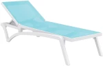Pacific Ξαπλωστρα White/turquoise Πολ/νιου