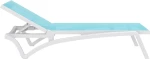 Pacific Ξαπλωστρα White/turquoise Πολ/νιου