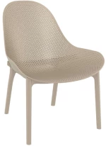 Sky Lounge Taupe Πολυθρονα Πολ/νιου