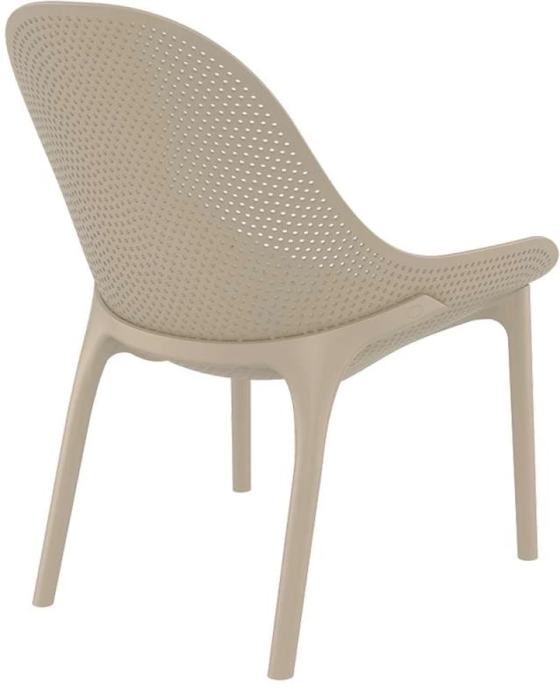 Sky Lounge Taupe Πολυθρονα Πολ/νιου