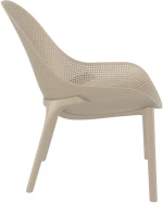 Sky Lounge Taupe Πολυθρονα Πολ/νιου