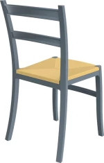 Tiffany S Dark Grey Καρεκλα Πολ/νιου