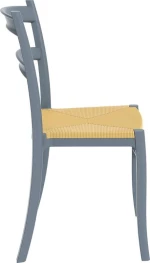 Tiffany S Dark Grey Καρεκλα Πολ/νιου