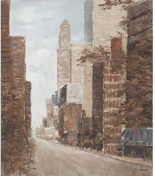 271780 Πινακασ "πολη" Καμβασ 60x90cm
