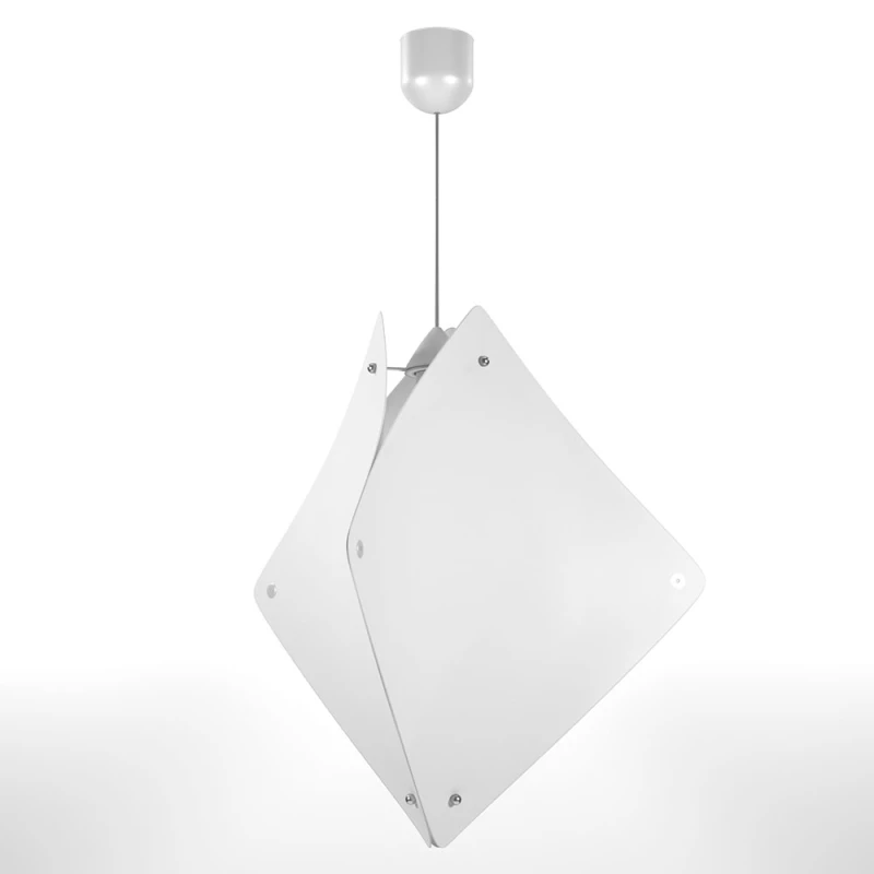 Φωτιστικό Κρεμαστό Zadar Μονόφωτο Λευκό (pp+pvc) Ε27 50x50x80cm