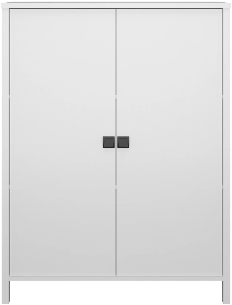 Κομότα Δίφυλλη Marocco Λευκό 99x37x130.5cm