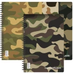 250468 Next Camouflage Τετράδιο Σπιράλ 21x29εκ. 2θεμ. (σετ 10 Τεμαχιων)