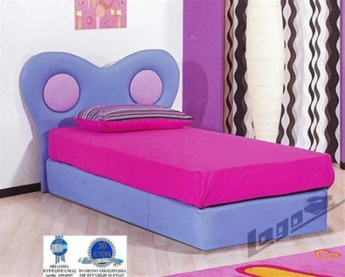 1643 Nemo Κρεβατι Διπλο Me Υποστρωμα Lago Base Με Επενδυση Κωδ.14 131-140 / 200 / Base / 30 Εκατ. Υψοσ Υποστρωματοσ