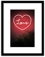 Πίνακας Σε Κορνίζα Πλαστικό 'love' 35x45x1.8cm