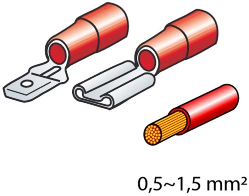 Φισακια 6.3 X 0.8mm (40τμχ.)