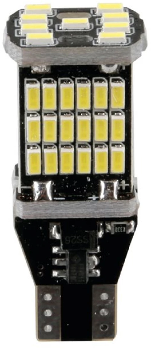 T15 12-18v W2,1x9,5d 6.500k 360lm 45smd Led Λευκο (καρφωτο-διπλησ Πολικοτητασ) 2τεμ.