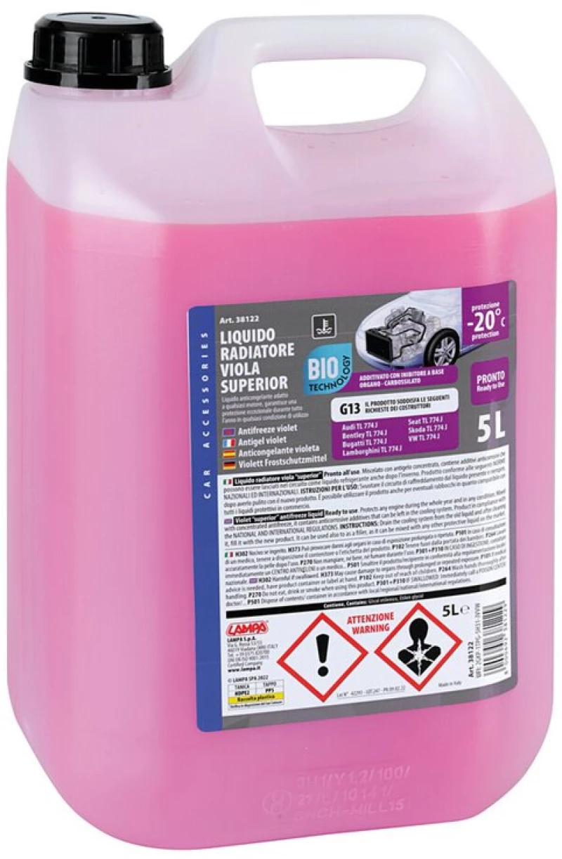 Αντιψυκτικο Superior-violet -20°c 5lt G13 Biotechnology (παραφλου) Lampa - 1 Tem.