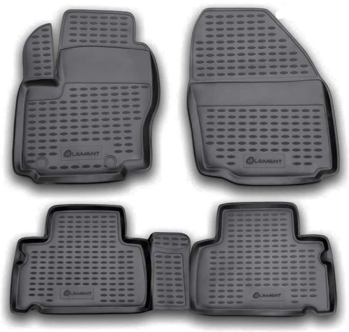 Ford S-max 06/2006+ Πατακια Μαρκε Λαστιχο Σκαφακια (μαυρο) - 4 Τεμ.