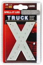 Γραμμα Χ Λευκο 24v Led