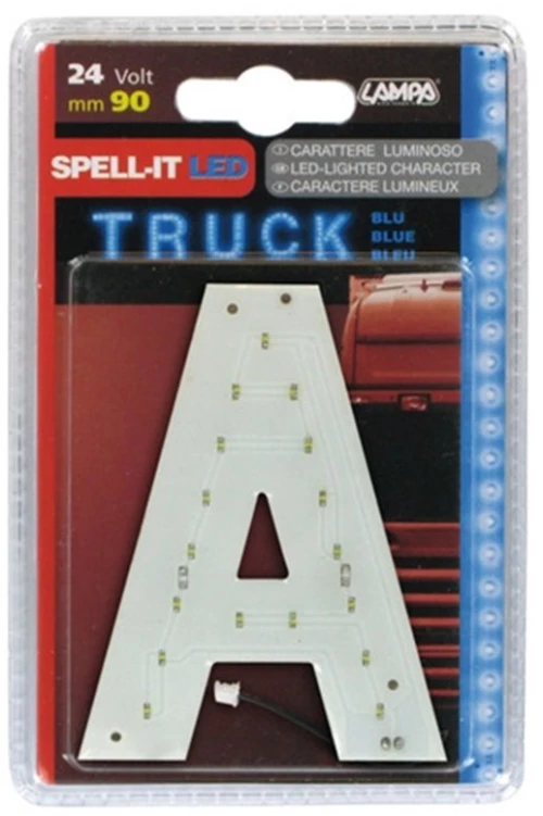 Γραμμα Α Μπλε 24v Led