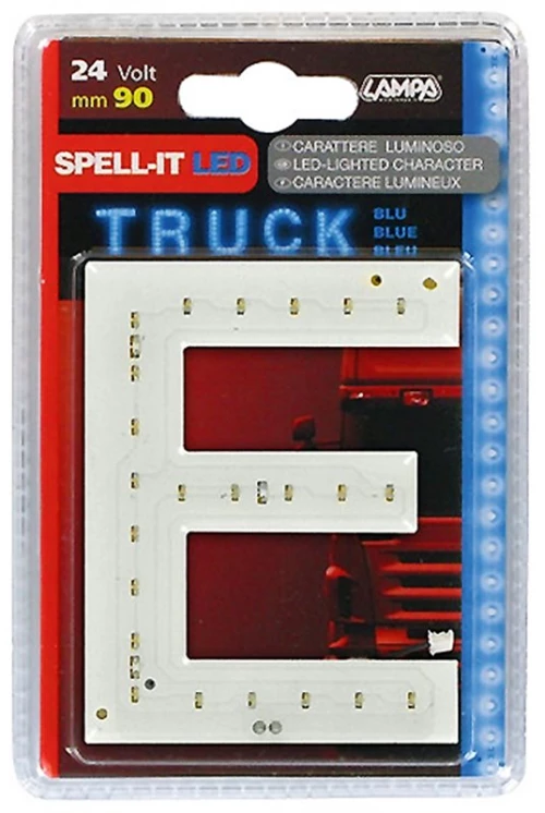 Γραμμα Ε Μπλε 24v Led