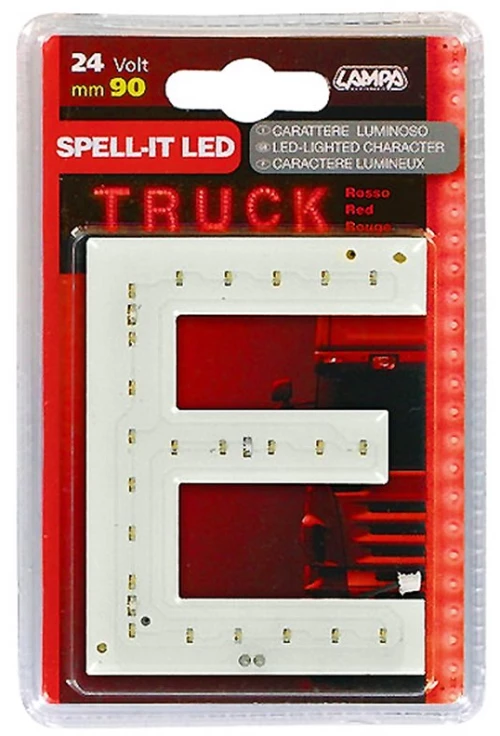 Γραμμα Ε Κοκκινο 24v Led