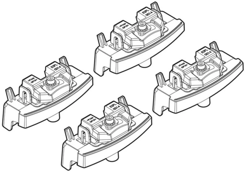 Hyundai I30 Station Wagon 2012+ Kit Ακρα (ποδια) Για Μπαρεσ Nordrive