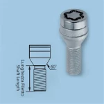 Μπουλονια Ασφαλειασ 14x1,5 29,5mm (17) Κωνικα A290