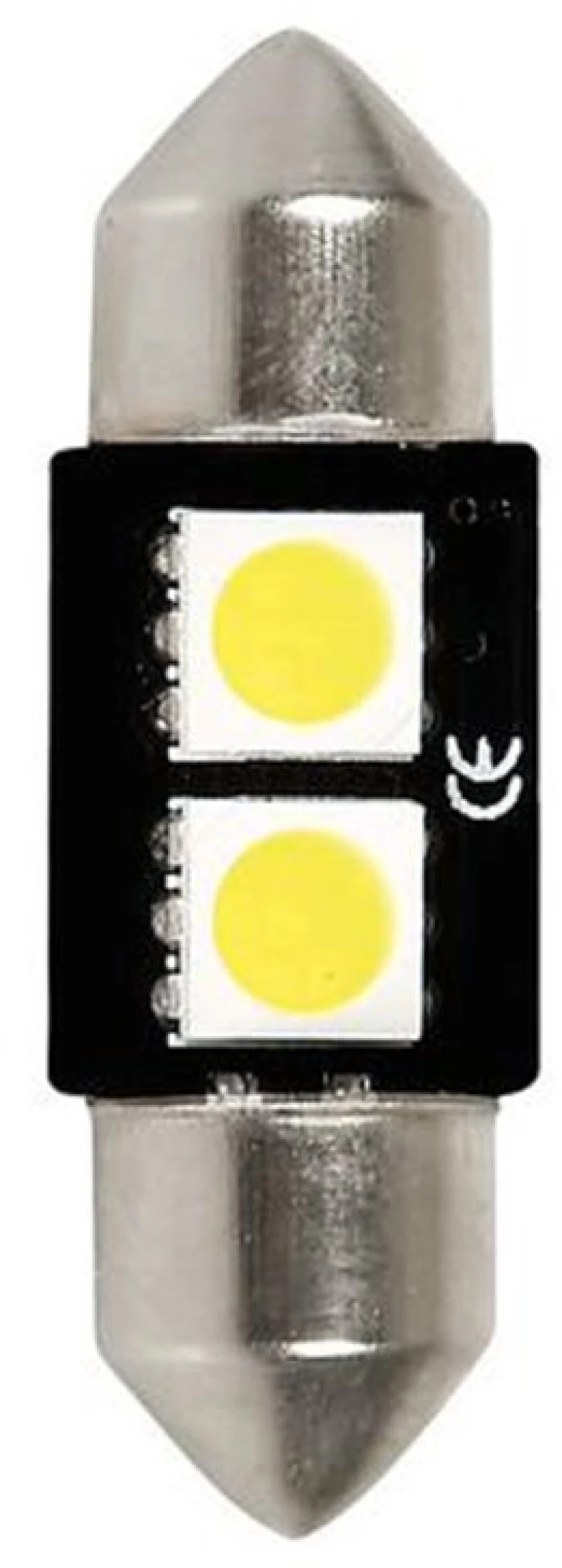 Λαμπακι Πλαφονιερασ 12v 10x31mm Hyper-led6 Λευκο 2smdx3chips (διπλησ Πολικοτητασ- Can-bus) 1τεμ.