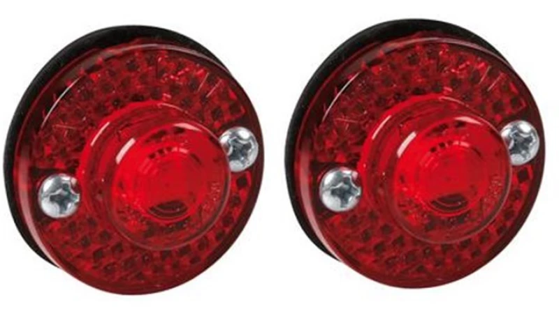 Φώτα Ογκου Φορτηγού 24v 1 Led 2τεμ Κόκκινα R-14
