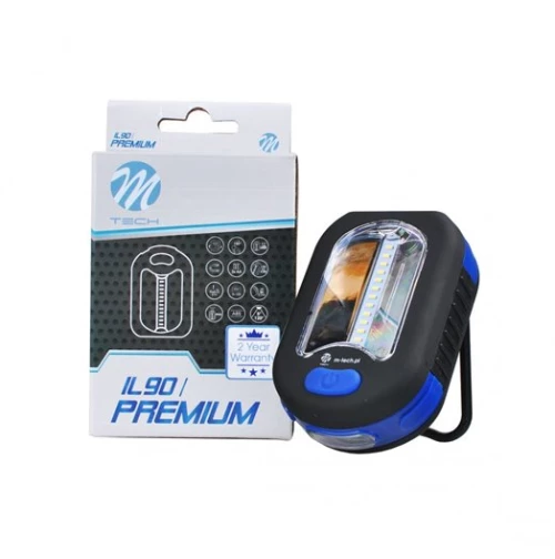 Φακοσ Εργασιασ Osram 3+12led 100+200lm 2 Λειτουργιων (λευκο) 90x60x350mm