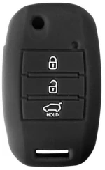Hyundai/kia Type-1 Καλυμμα Κλειδιων Σιλικονησ Μαυρο Χρωμα 1τεμ.