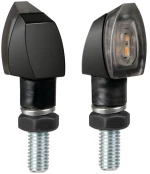 Φλασ Μοτο Volt Μαυρα Απο Αλουμινιο 12v Smd Led (36x18 Mm) -2τεμ.