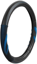 Καλυμμα Τιμονιου Suzuka (m) 37/39cm Δερματινη Μαυρο/μπλε Αοσμο Eco-friendly