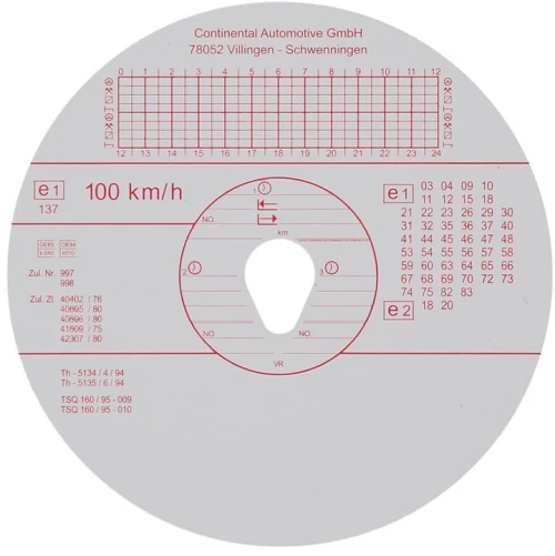 Ταχογραφοι Kienzle Vdo 100km/h 100τεμ