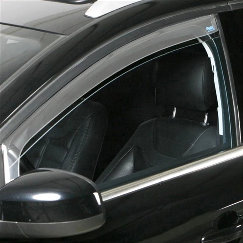 Seat Leon 5d 2005-2012 Master (πισω) Ανεμοθραυστεσ Παραθυρων Ανοιχτο Φιμε Πλαστικο Climair - 2 Τεμ.