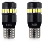T10 W5w 12/24v Canbus Led 18xsmd3014 +1xsmd Λευκο Amio - 2 Τεμ.